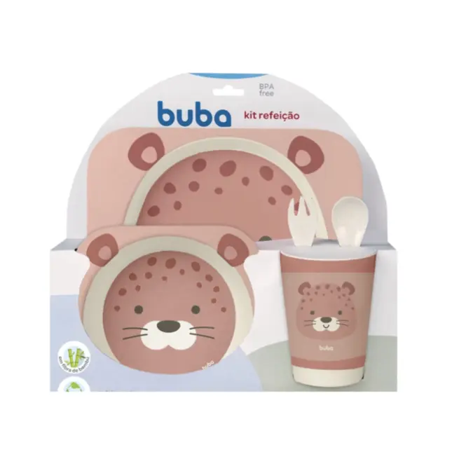 Kit Refeicao Bambu Onca - Buba Baby - 16227