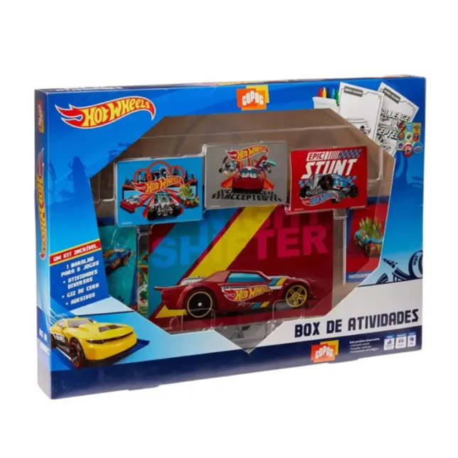 Hot Wheels  Box De Atividades - Copag - 90945