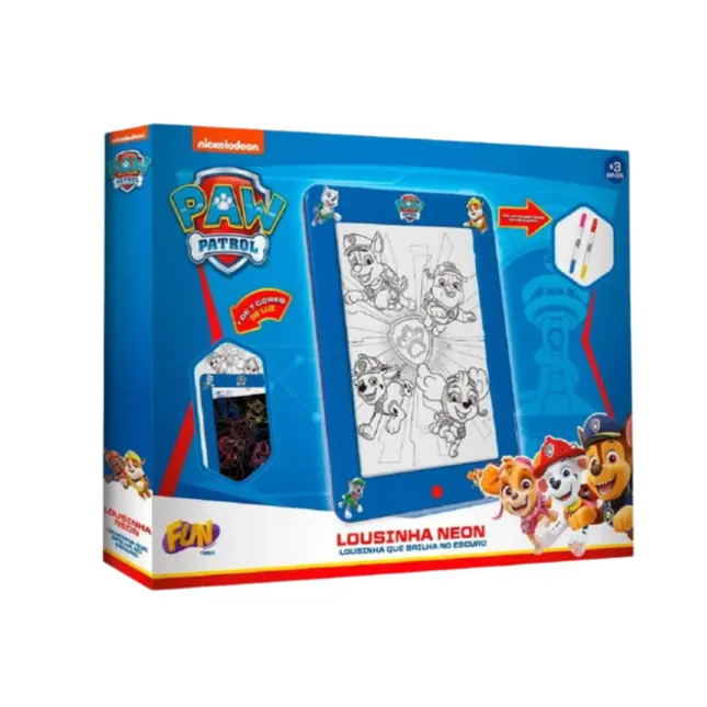 Patrulha Canina Lousa Neon - Mattel - F0088-9