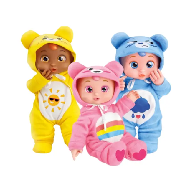 Boneca Kilty Kids Ursinhos Carinhosos - Amarelo