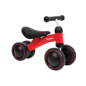 Bicicleta De Equilibrio 4 Rodas Vermelha