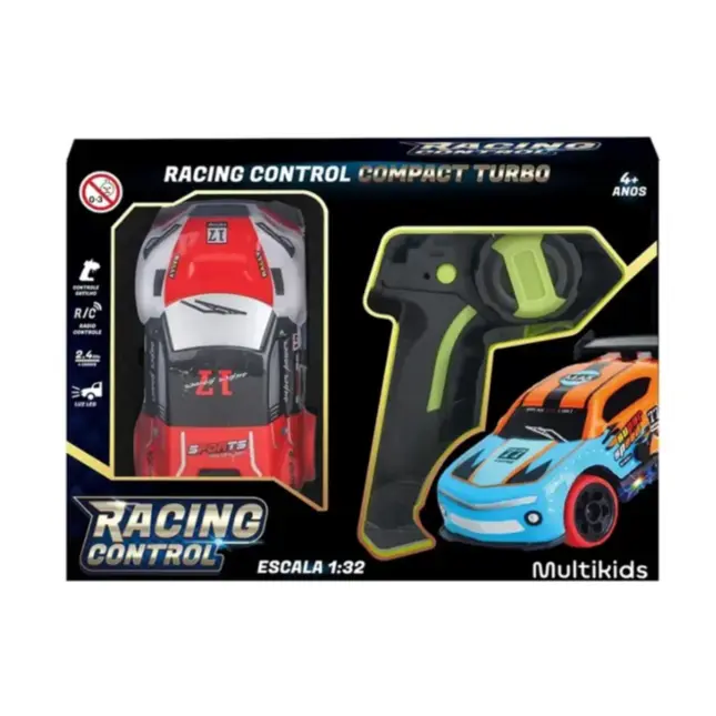 Racing Control Compact Turbo Vermelho