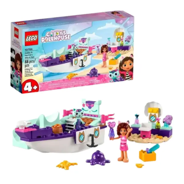 Lego - Navio E Spa Da Gabby e MerCat