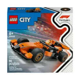 Lego City - Piloto de F1 Com Carro de Corrida Mclaren