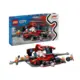 Lego - Boxe de F1 e Equipe no Boxe Com Carro da Ferrari