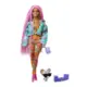 Barbie Extra Tranças Rosa Com Pets