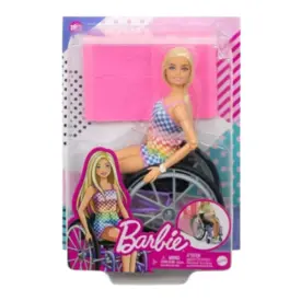 Barbie Fashionista Cadeira De Rodas Loira