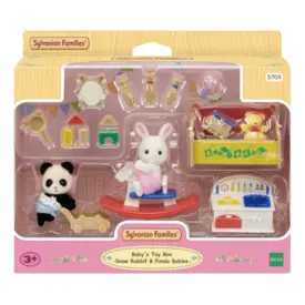 Caixa De Brinquedos - Bebe Coelho Neve & Bebe Pand