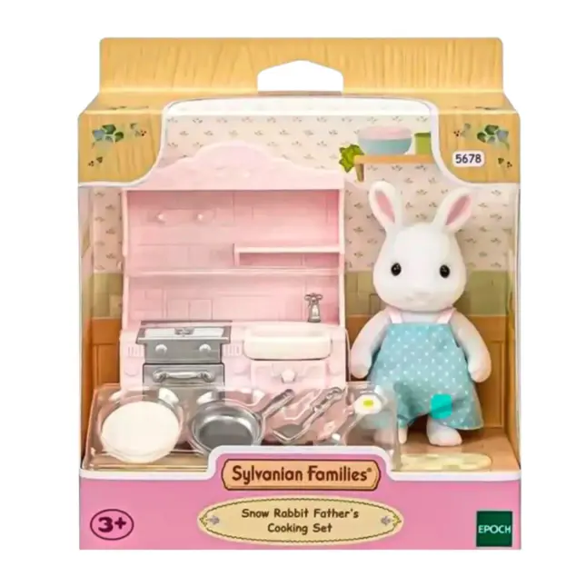 Sylvanian Families - Conjunto Cozinha Papai Coelho Neve