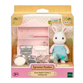 Sylvanian Families - Conjunto Cozinha Papai Coelho Neve