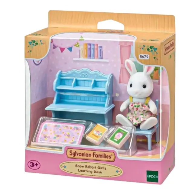 Sylvanian Families  - Conj. Escrivaninha Menina Coelho Neve