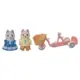 Sylvanian Families - Conj. Bicicleta Dupla - Irma E Irmao Huskys