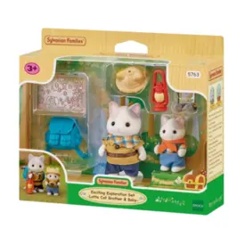 Conj. Exploração Animada - Irmão & Bebe Gatos
