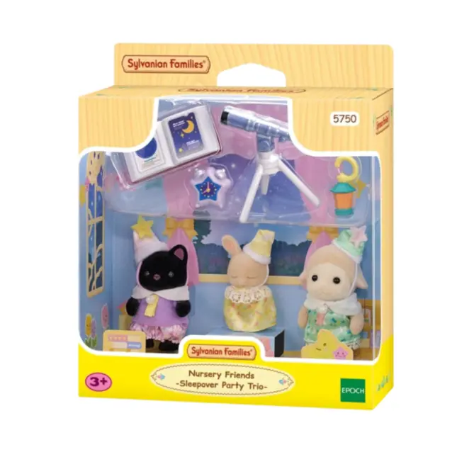 Sylvanian Families - Amigos Do Jardim Da Infância  Noite Do Pijama