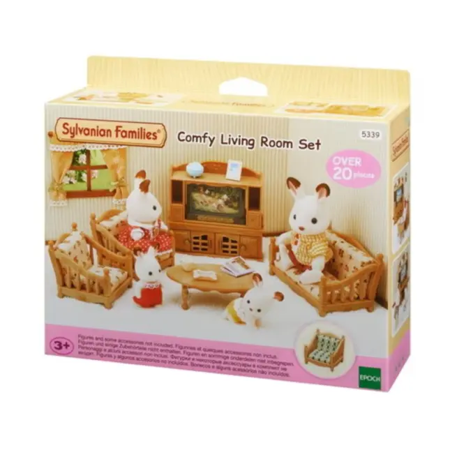 Sylvanian Families - Conj. Sala De Estar Confortável