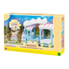 Sylvanian Families - Trem Arco-Iris Flutuando Na Nuvem