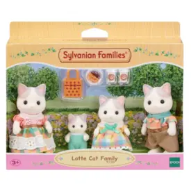 Sylvanian Families - Familia Dos Gatos De Leite