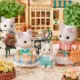 Sylvanian Families - Familia Dos Gatos De Leite