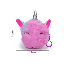 Porta Objetos Pelucia Unicornio Feliz