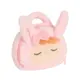 Bolsa MeToo Plush Coelha Rosa Com Laco Alca de Mao