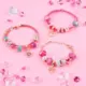 Pulseiras de Berloques Halo - Pense Rosa