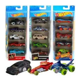 Hot Wheels Pacote Com 5 Carros Escala 1:64 Sortime