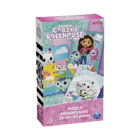 Quebra Cabeça Progressivo - Gabbys Dollhouse