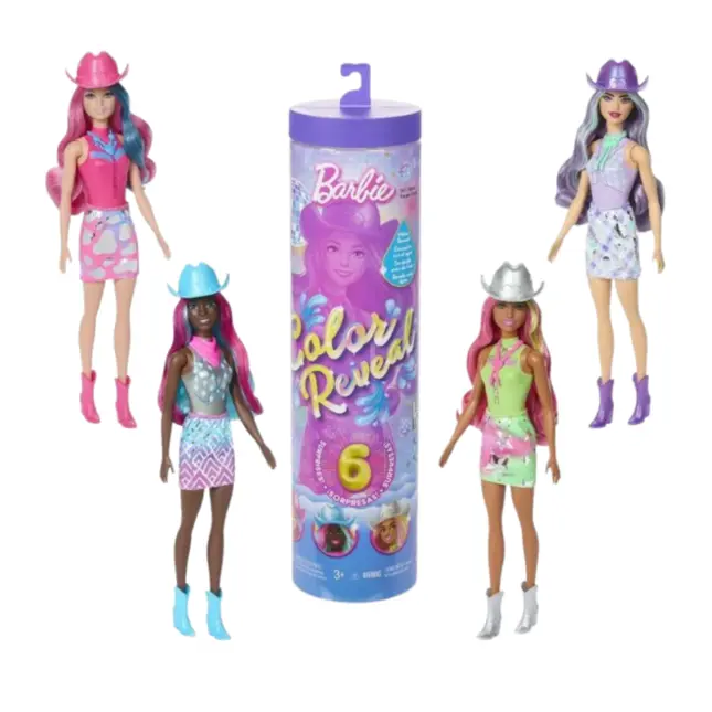 Boneca Barbie Color Reveal Cowgirl