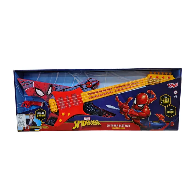 Guitarra Musical - Homem Aranha