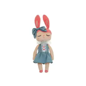 Boneca Angela Liz Azul 33Cm - Metoo