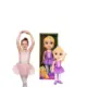 Boneca Bailarina Princesas Rapunzel 38cm