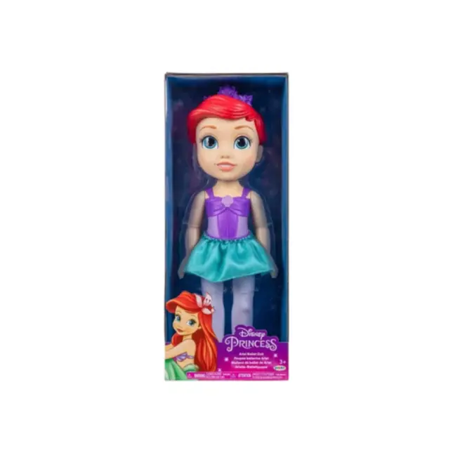 Boneca Bailarina Princesas Ariel 38cm