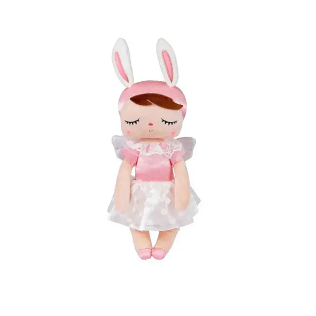 Boneca Angela Angel Rosa 33Cm - Metoo