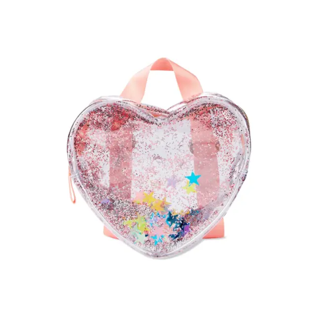Mochila Infantil Glitter Coracao