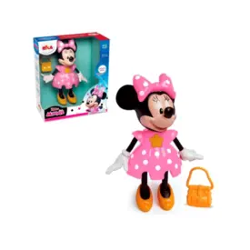 Boneca Com Mecanismo Minnie Conta Historias 25Cm.