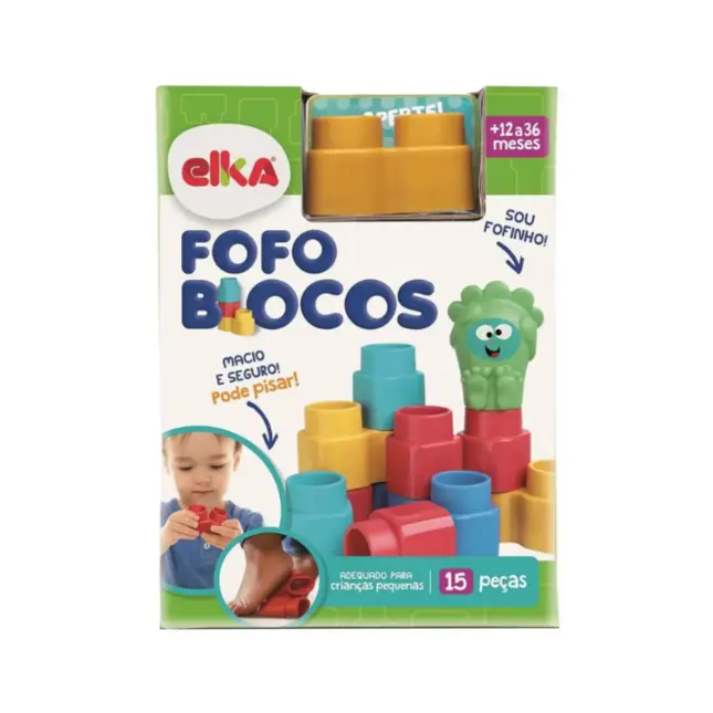 Fofo Blocos - 15 Pecas