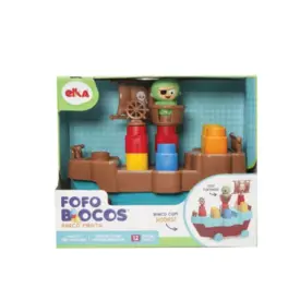 Fofo Blocos Barco Pirata - 13 Pecas