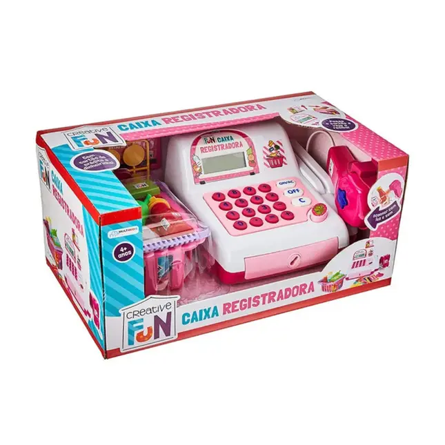 Creative Fun Caixa Registradora Rosa