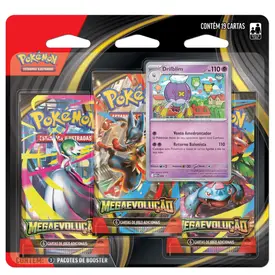Pokemon - Blister Triplo - Megaevolucao