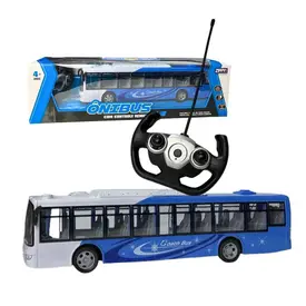 Onibus Eletrico - Controle Remoto - Azul - Mimo To