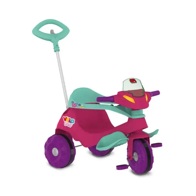 Tr.Velobaby Passeio Pedal Rosa